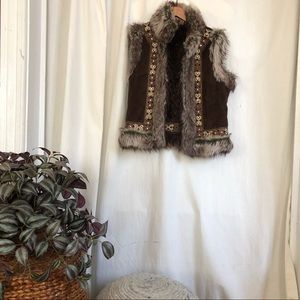 Boho Faux Fur Vest